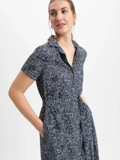 Ragwear Damen Maxikleid - Sawira Long in marine beige