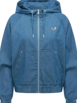 Ragwear Damen Outdoorjacke - Anndra Denim in blau