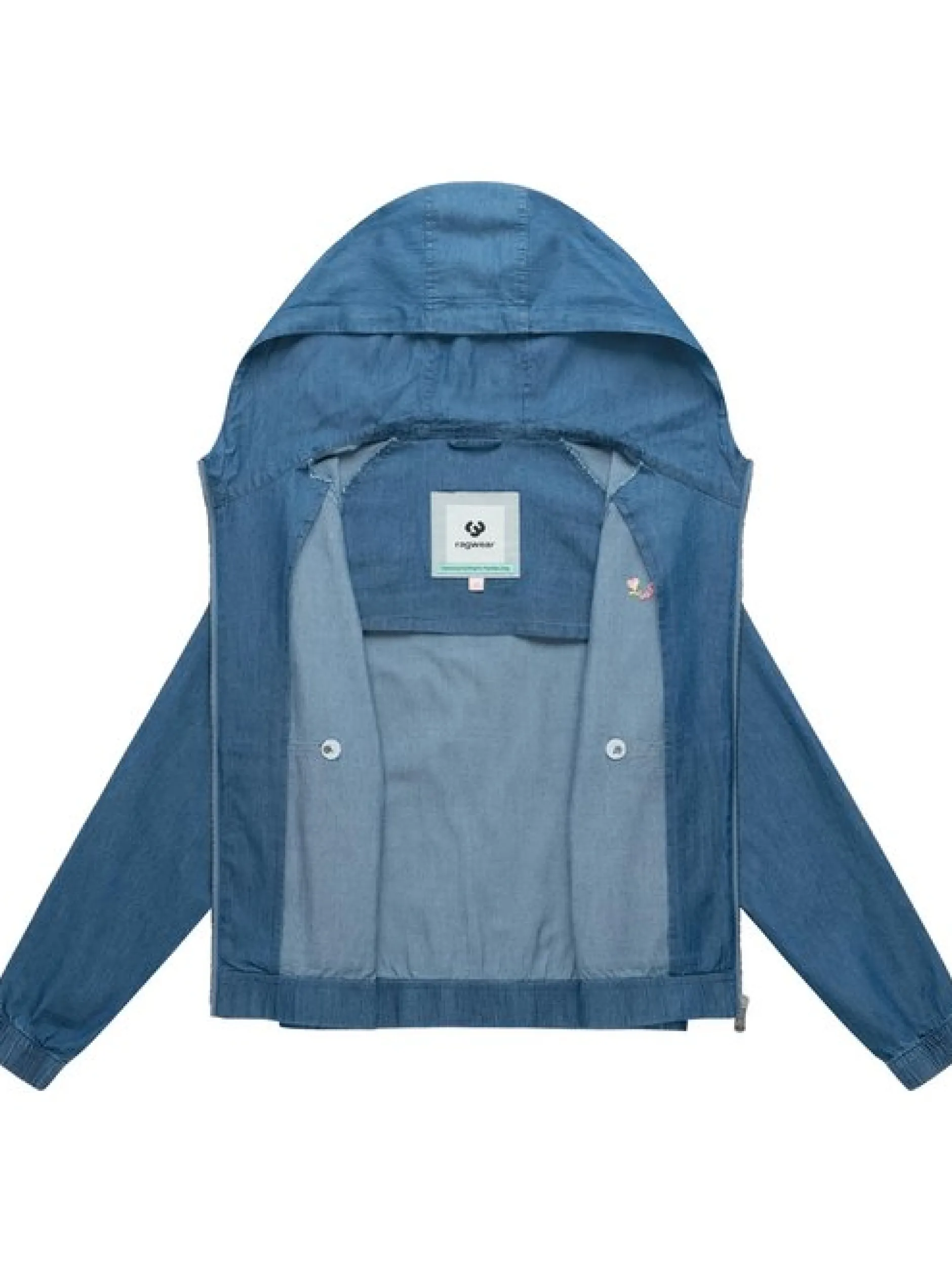 Ragwear Damen Outdoorjacke - Anndra Denim in blau