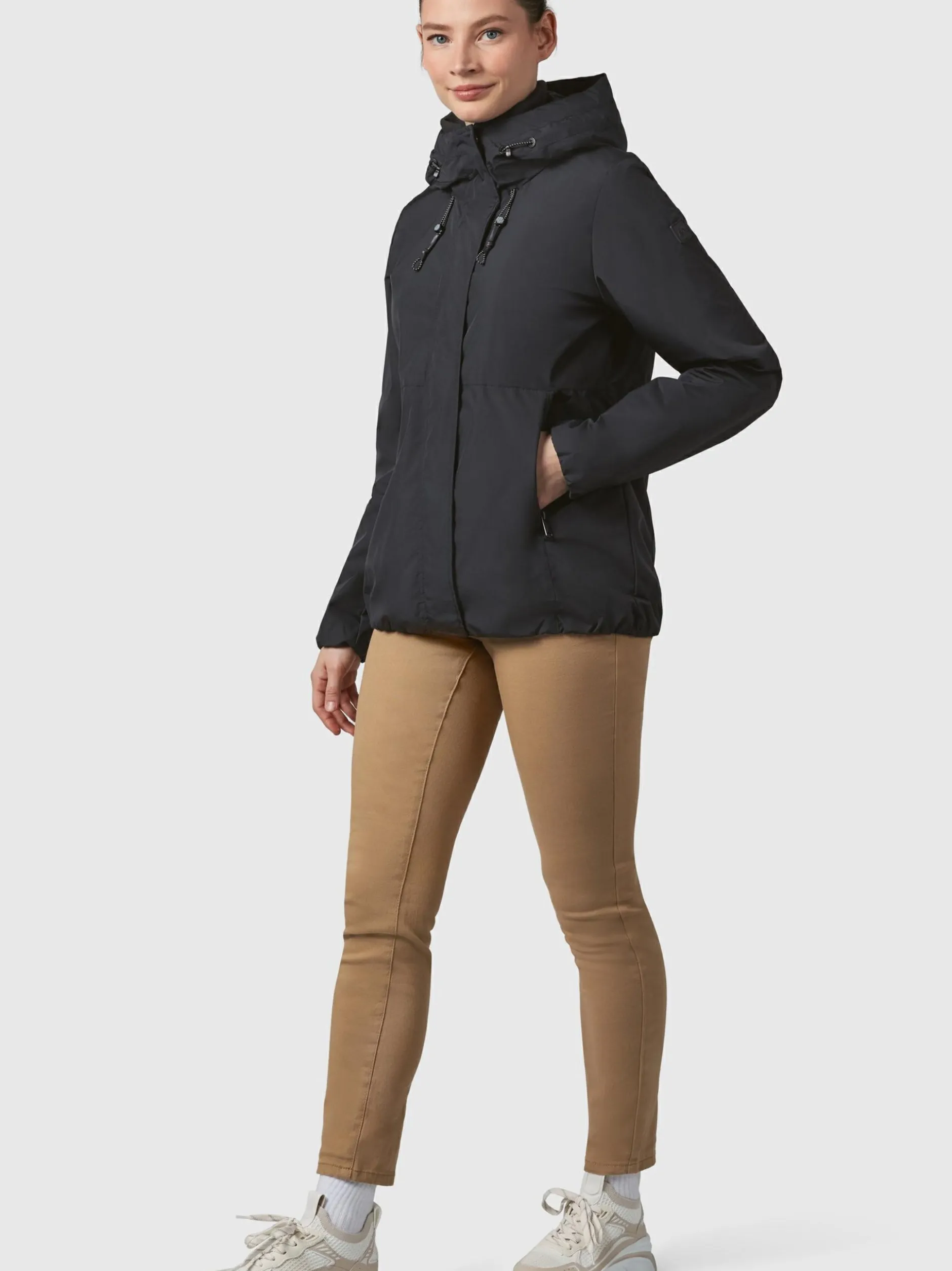 Ragwear Damen Outdoorjacke - Sunniva A in schwarz