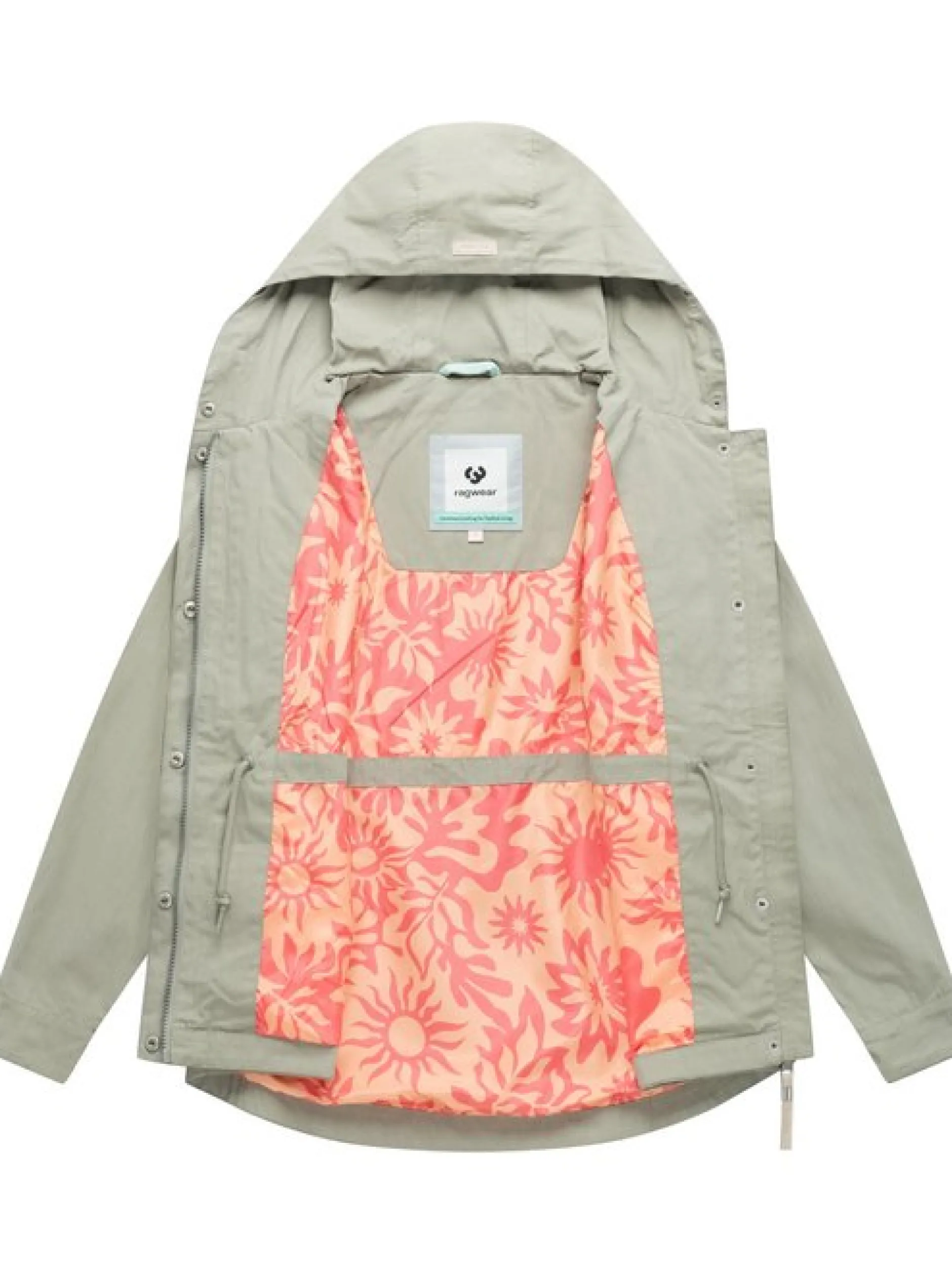 Ragwear Damen Parka - Dankira in schilf