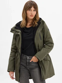 Ragwear Damen Parka - Elsien in oliv