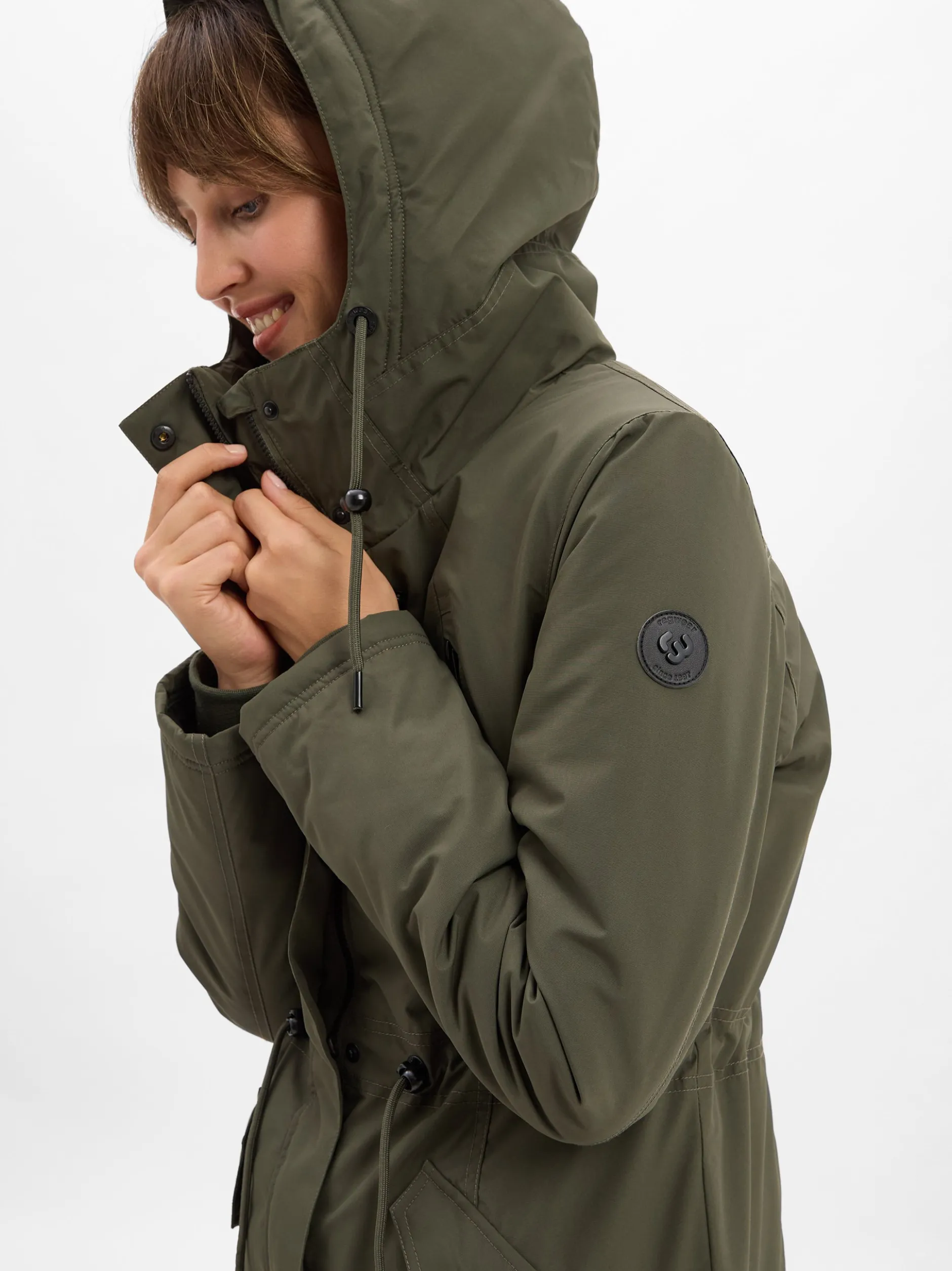 Ragwear Damen Parka - Elsien in oliv