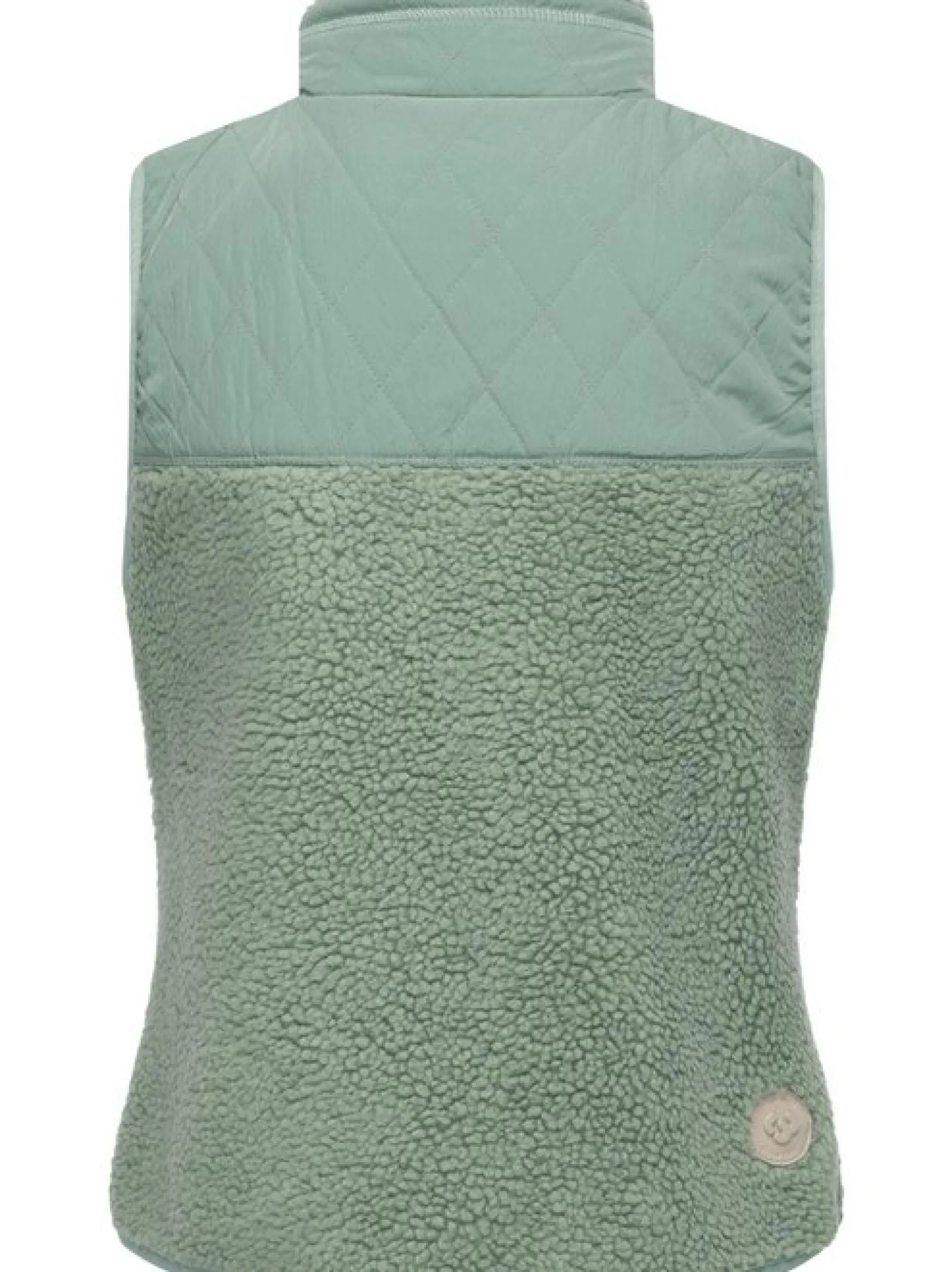 Ragwear Damen Plüschweste - Junkin Bonded in grün