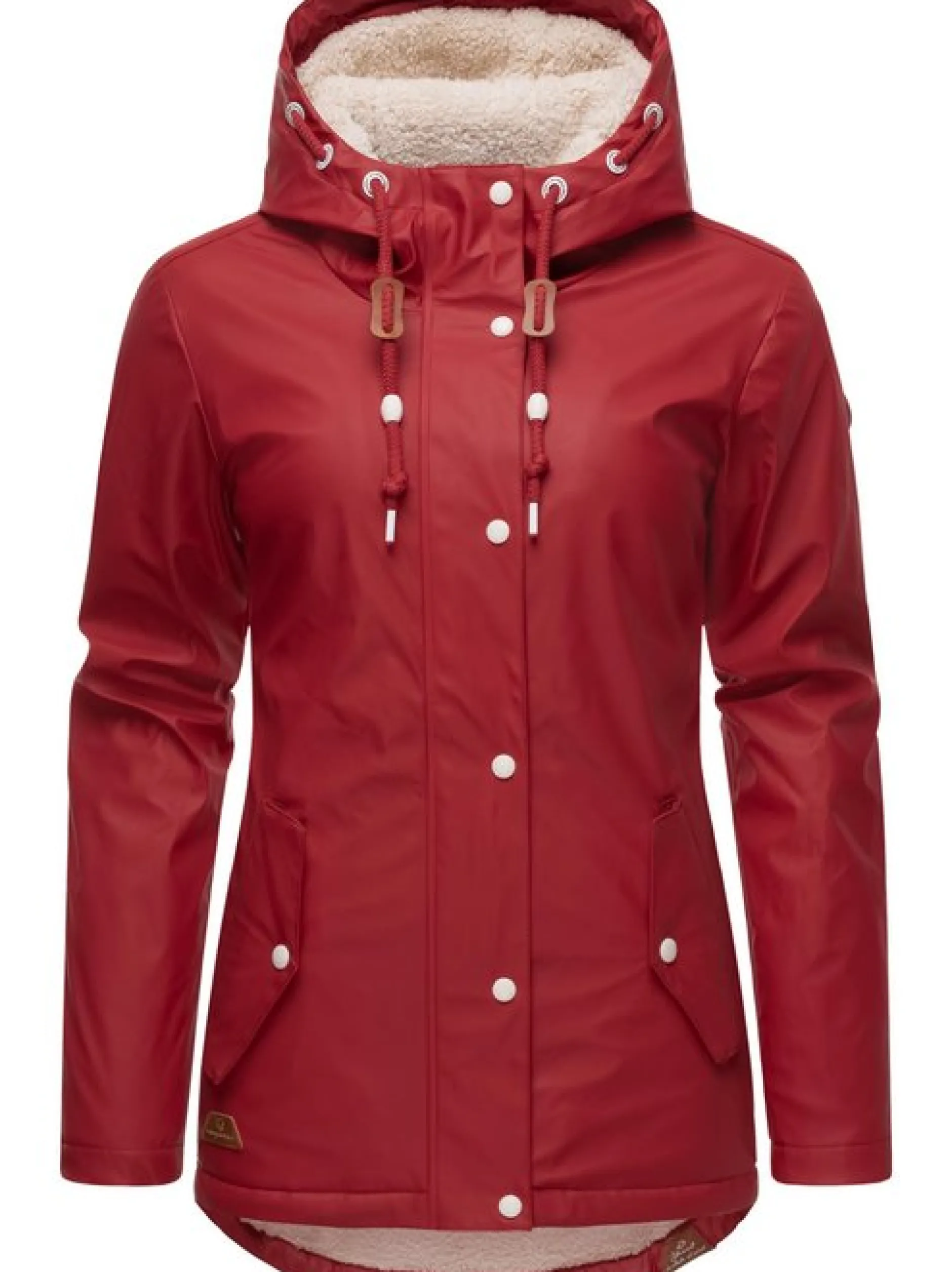 Ragwear Damen Regenjacke - Marge in rot