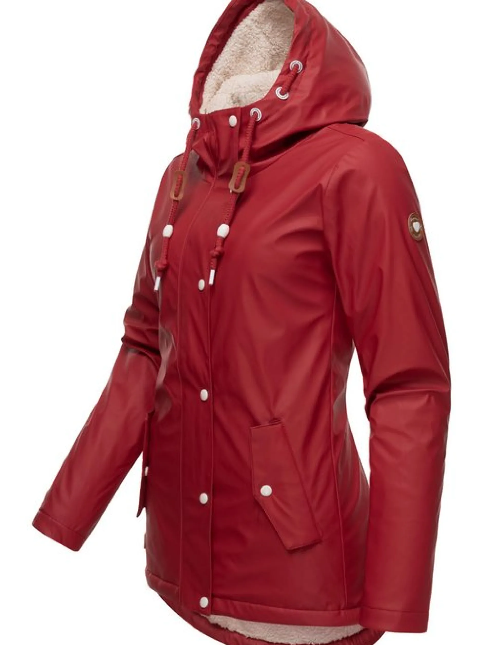 Ragwear Damen Regenjacke - Marge in rot