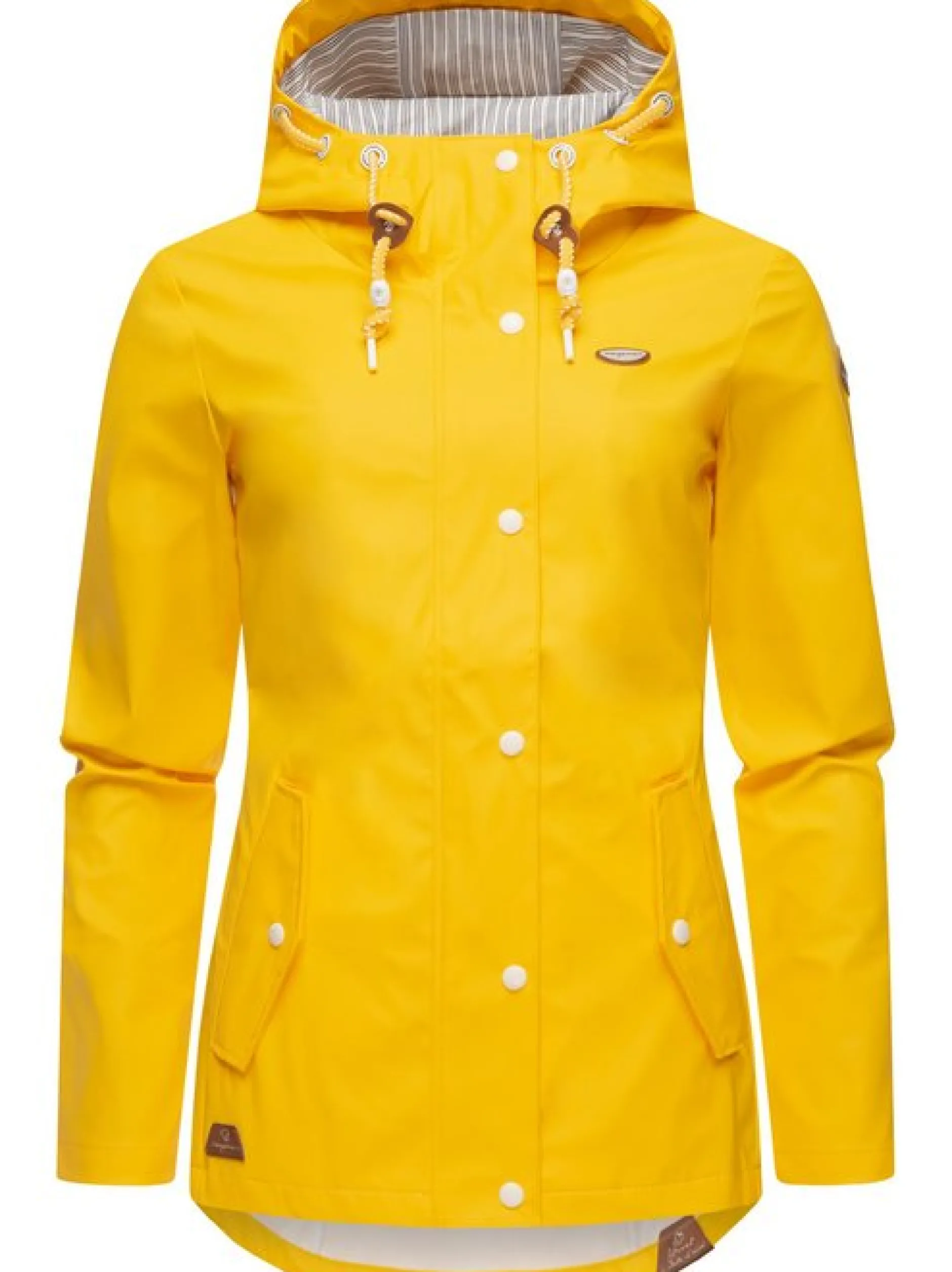 Ragwear Damen Regenjacke - YM-Marge in gelb