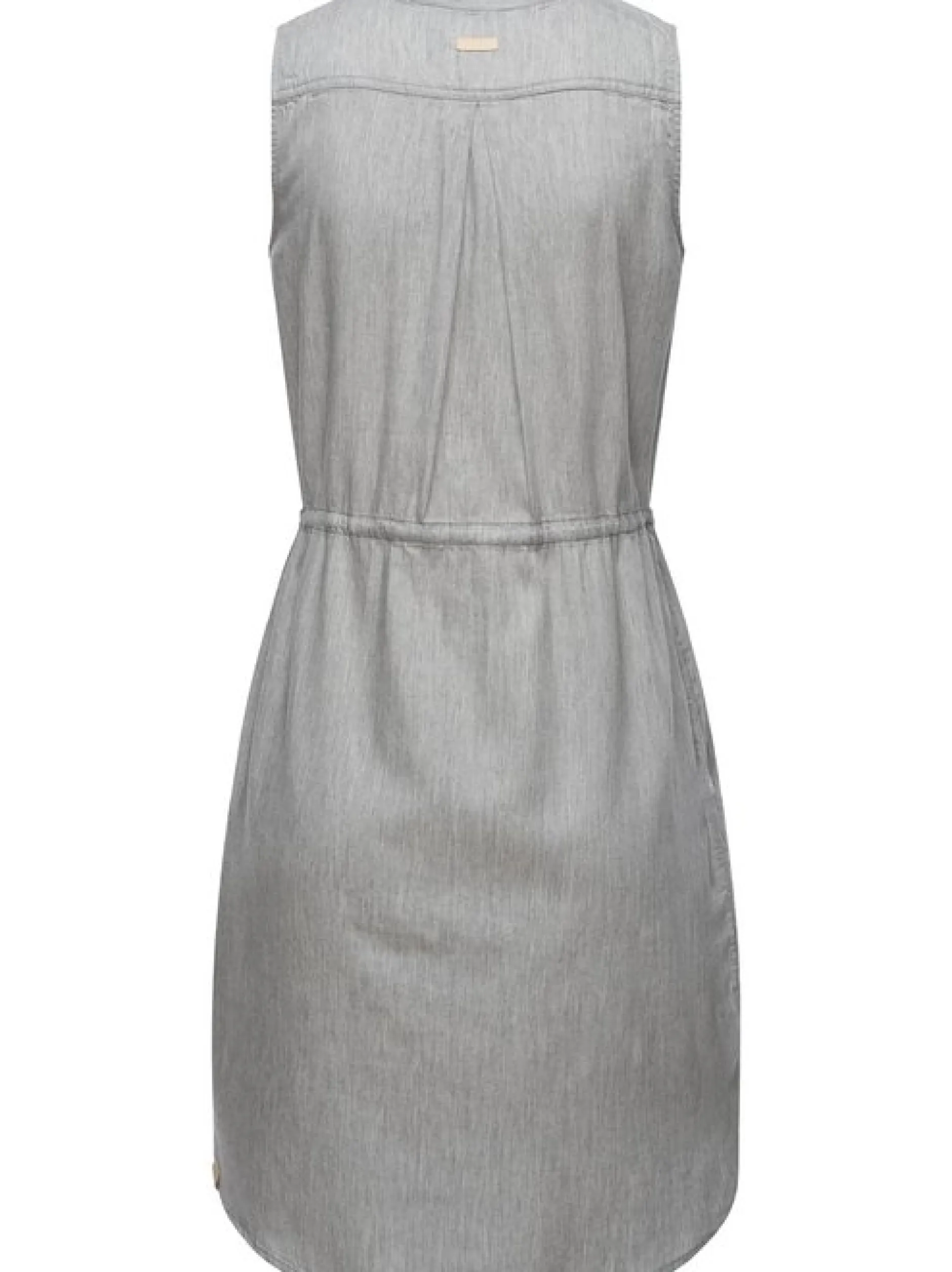 Ragwear Damen Shirtkleid - Roisin Denim in hellgrau