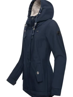 Ragwear Damen Softshelljacke - Monadde Softshell in marine