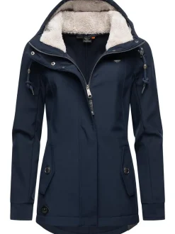 Ragwear Damen Softshelljacke - Monadde Softshell in marine