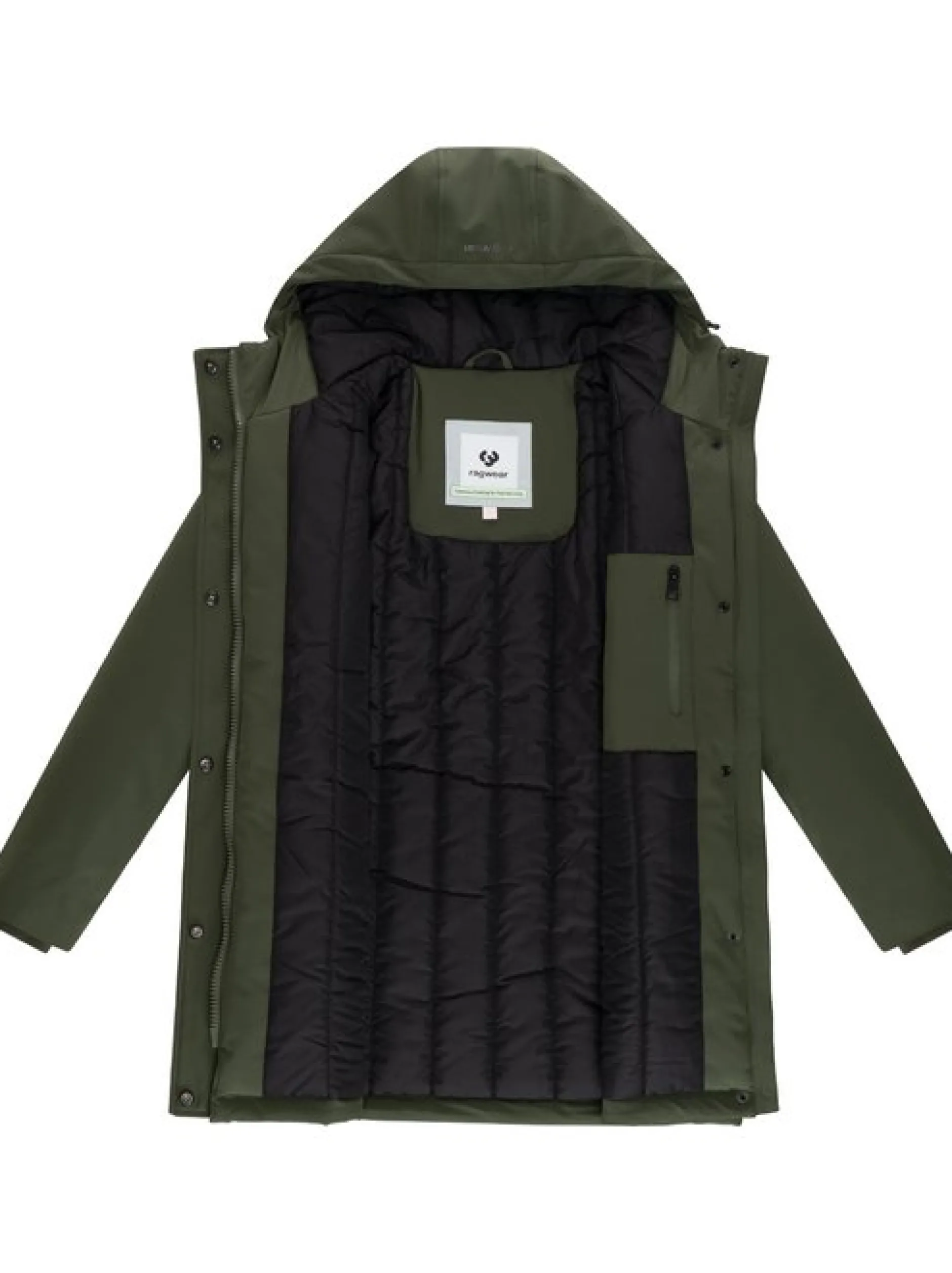 Ragwear Damen Softshellmantel - Navanuti in oliv