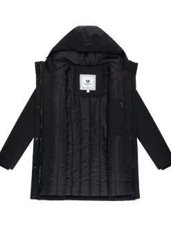 Ragwear Damen Softshellmantel - Navanuti in schwarz