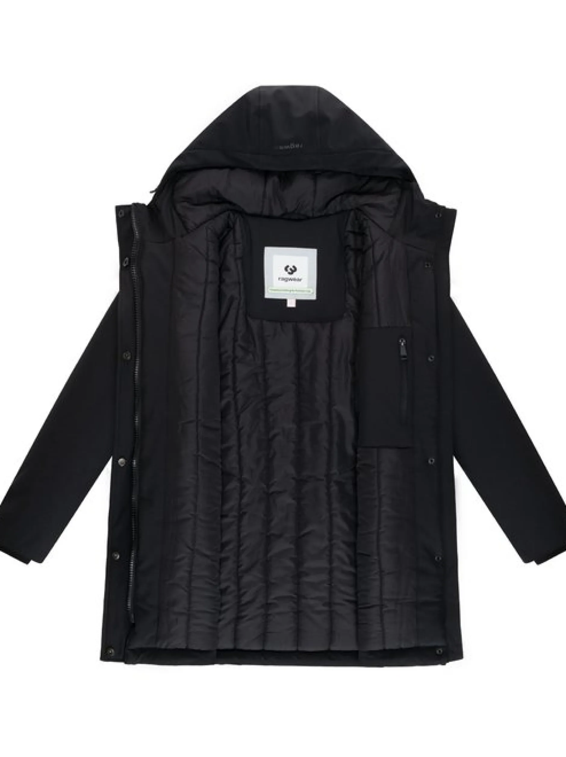 Ragwear Damen Softshellmantel - Navanuti in schwarz