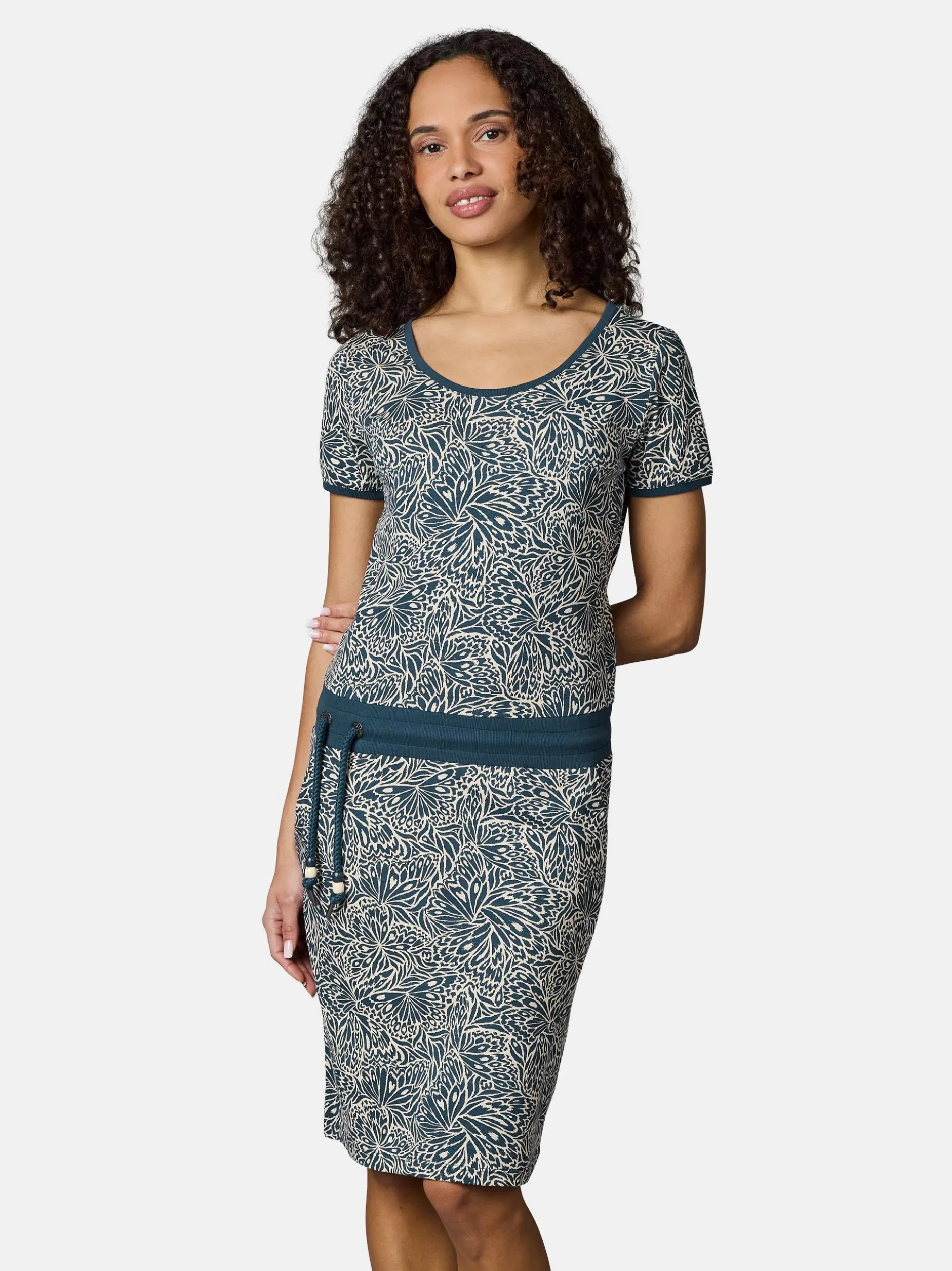 Ragwear Damen Sommerkleid - Baomi Zoo YOUMODO in marine