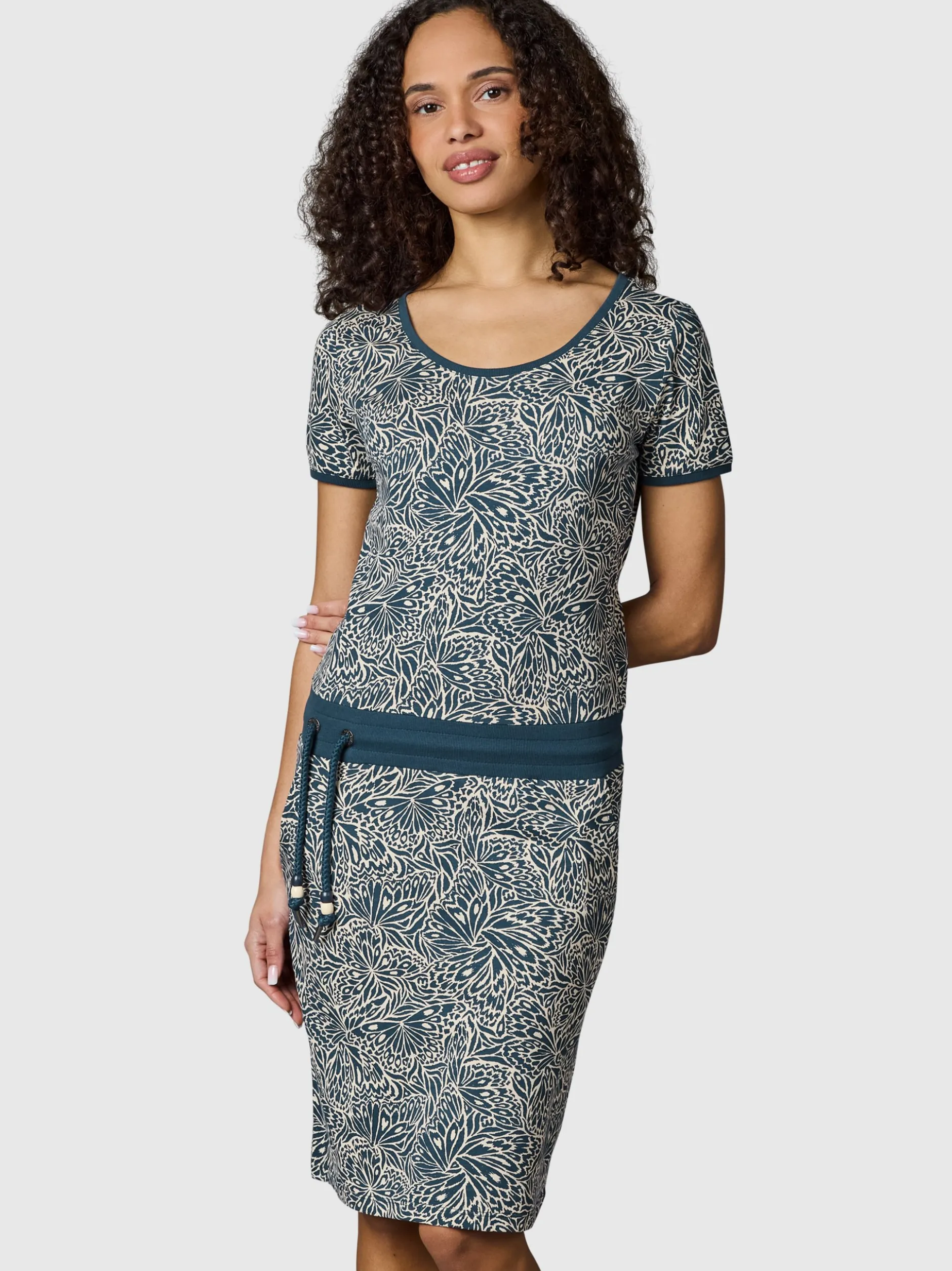 Ragwear Damen Sommerkleid - Baomi Zoo YOUMODO in marine