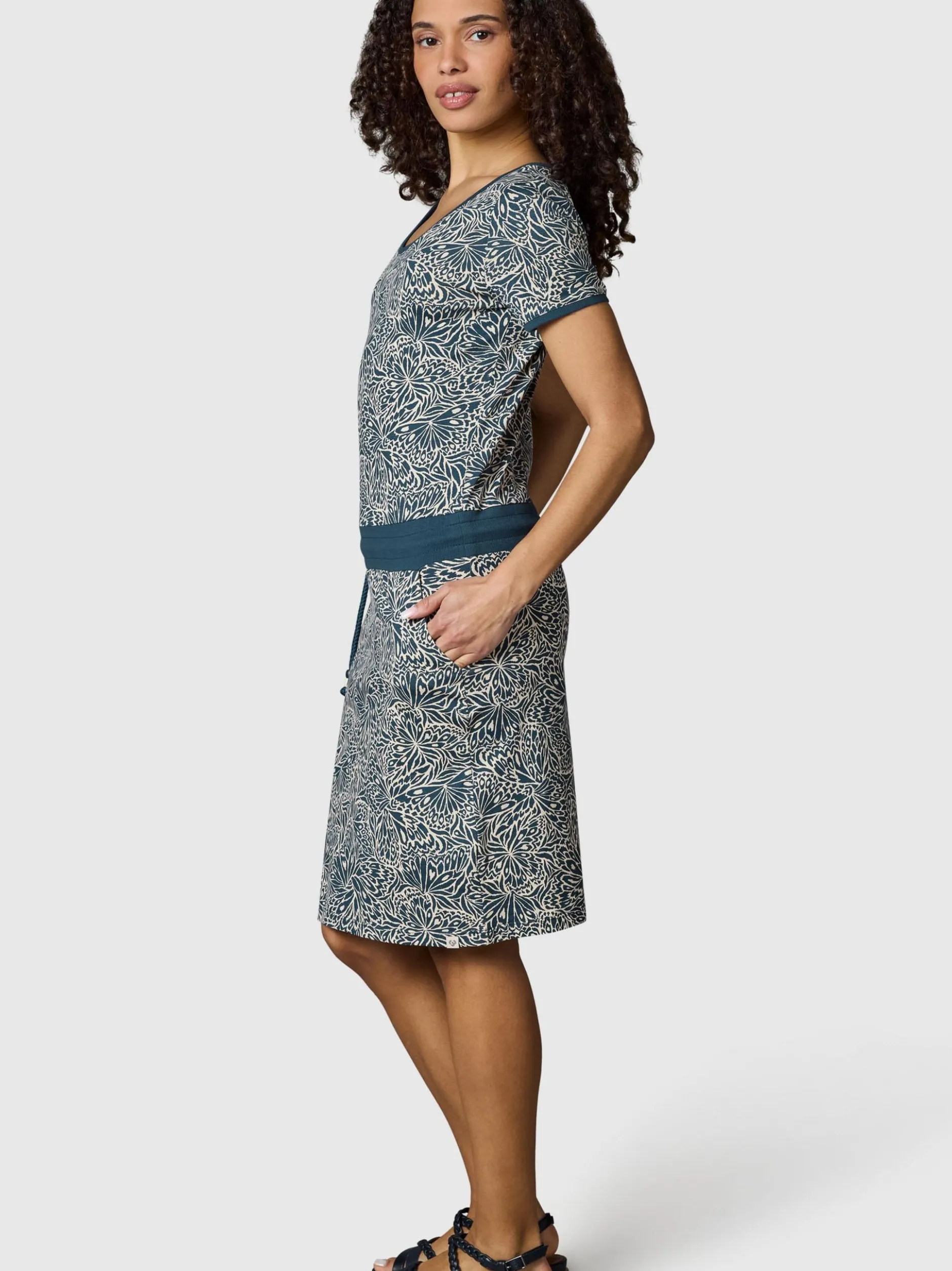 Ragwear Damen Sommerkleid - Baomi Zoo YOUMODO in marine