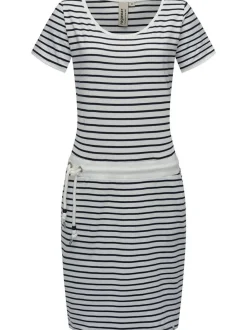 Ragwear Damen Sommerkleid - Baomi in weiß - Länge: kurz