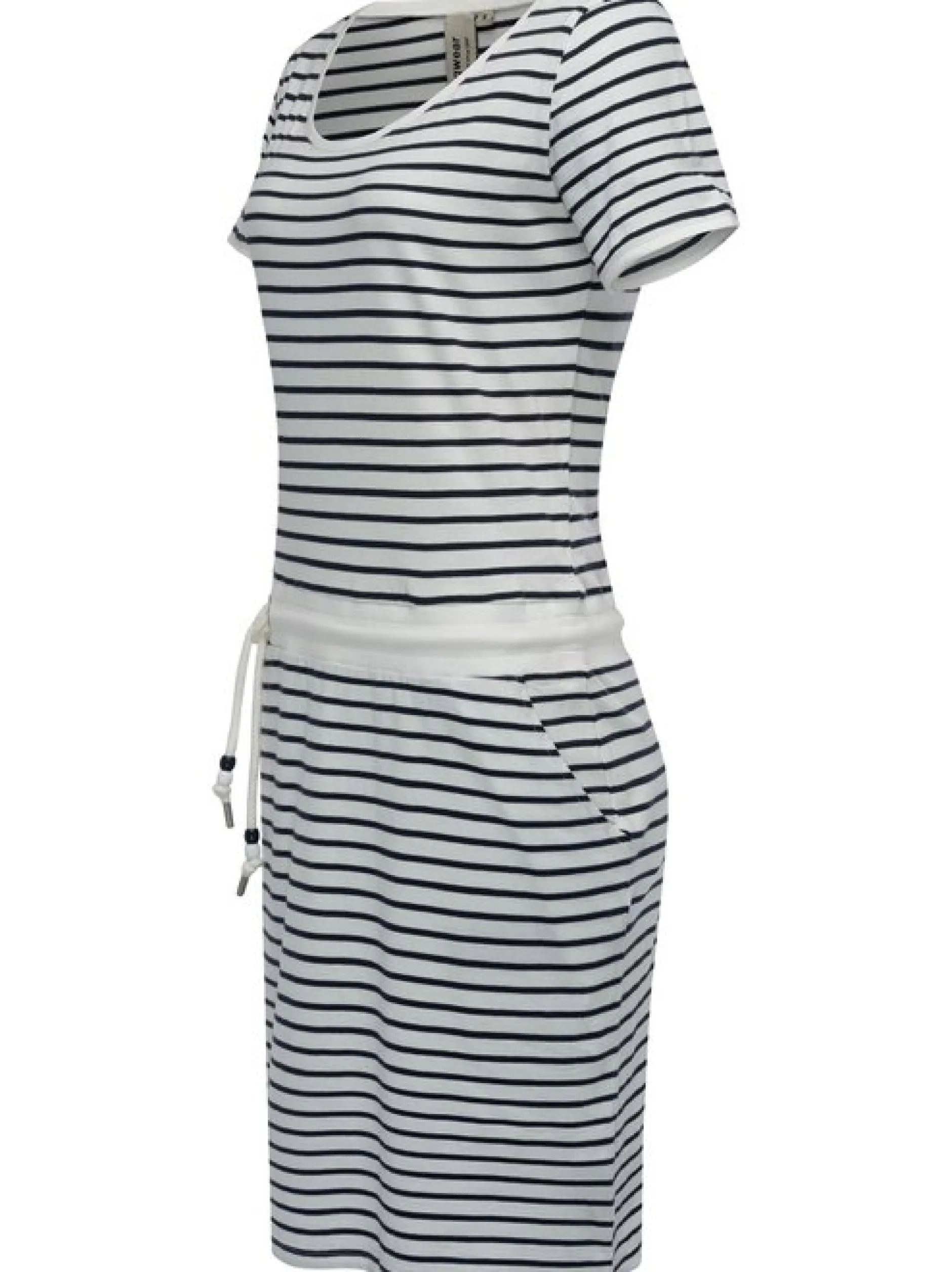 Ragwear Damen Sommerkleid - Baomi in weiß - Länge: kurz