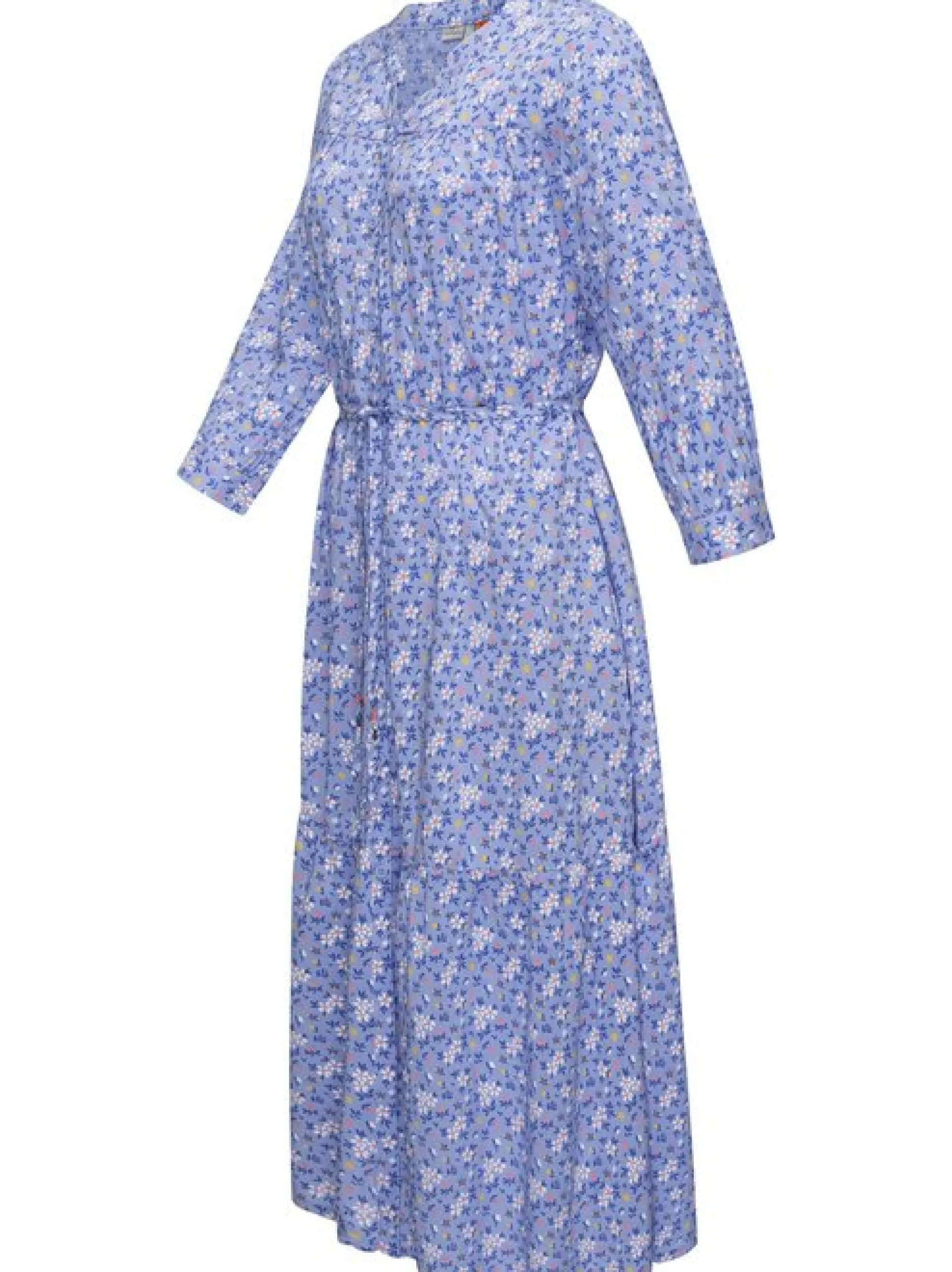 Ragwear Damen Sommerkleid - Meve in blau - Länge: lang