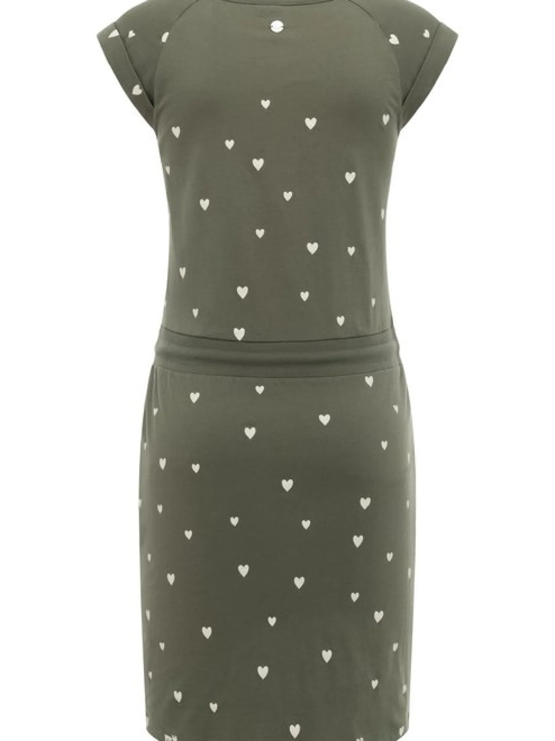 Ragwear Damen Sommerkleid - Penelope Hearts YOUMODO in oliv