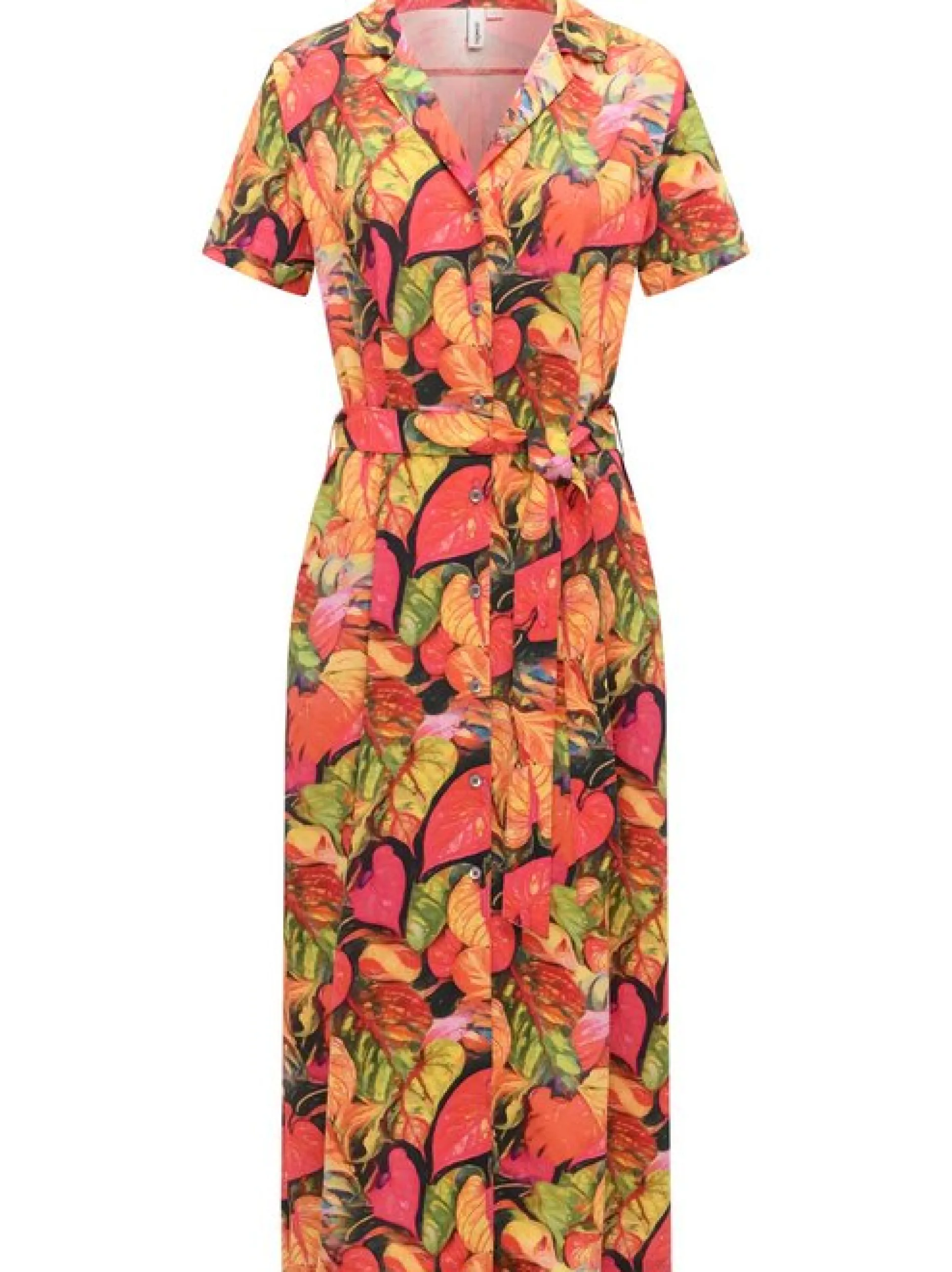 Ragwear Damen Sommerkleid - Sawira Long Print in mehrfarbig