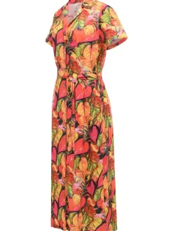 Ragwear Damen Sommerkleid - Sawira Long Print in mehrfarbig