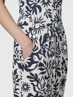 Ragwear Damen Sommerkleid - Taggien Print in blau