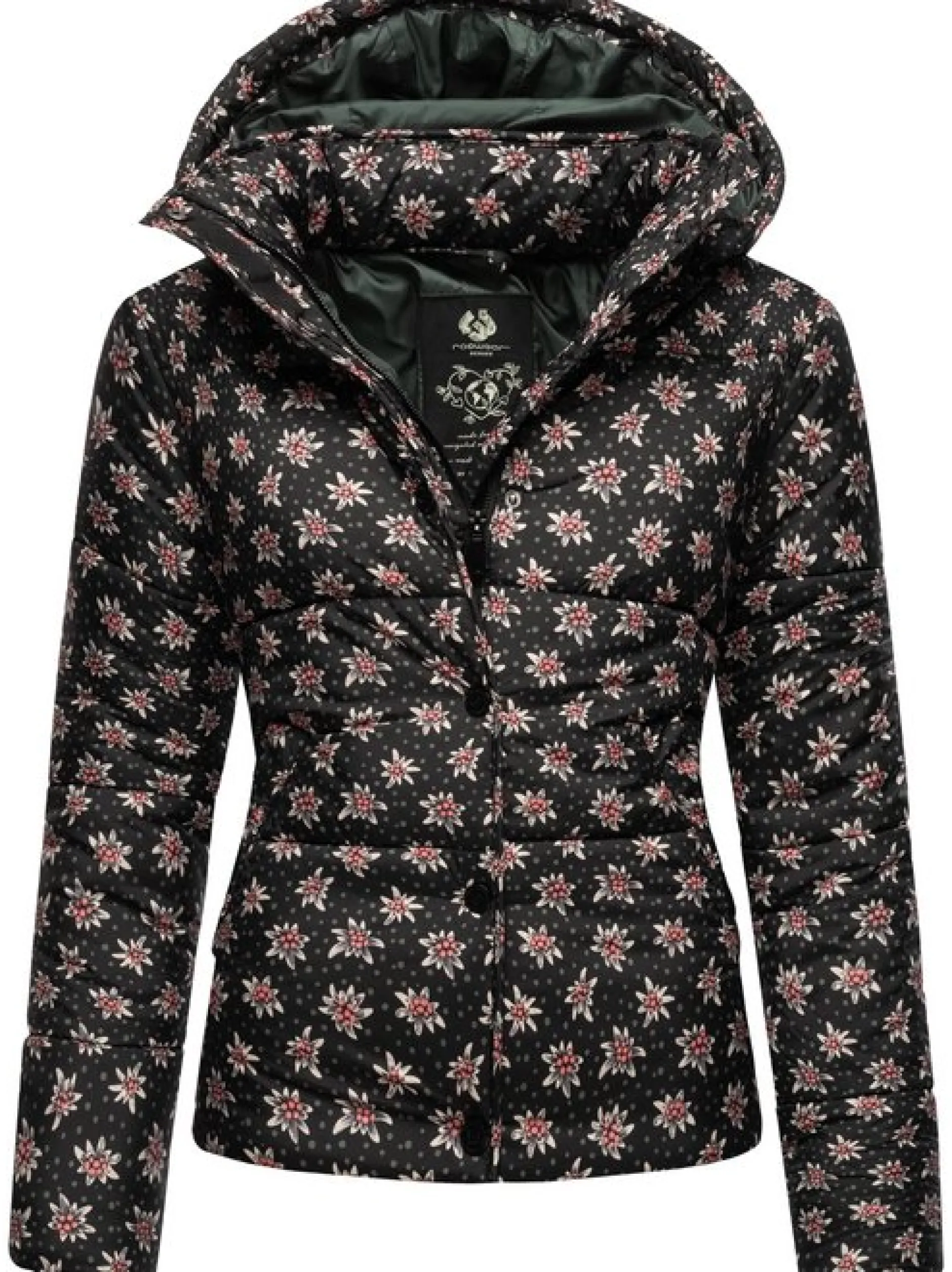 Ragwear Damen Steppjacke - Relive Remake in schwarz