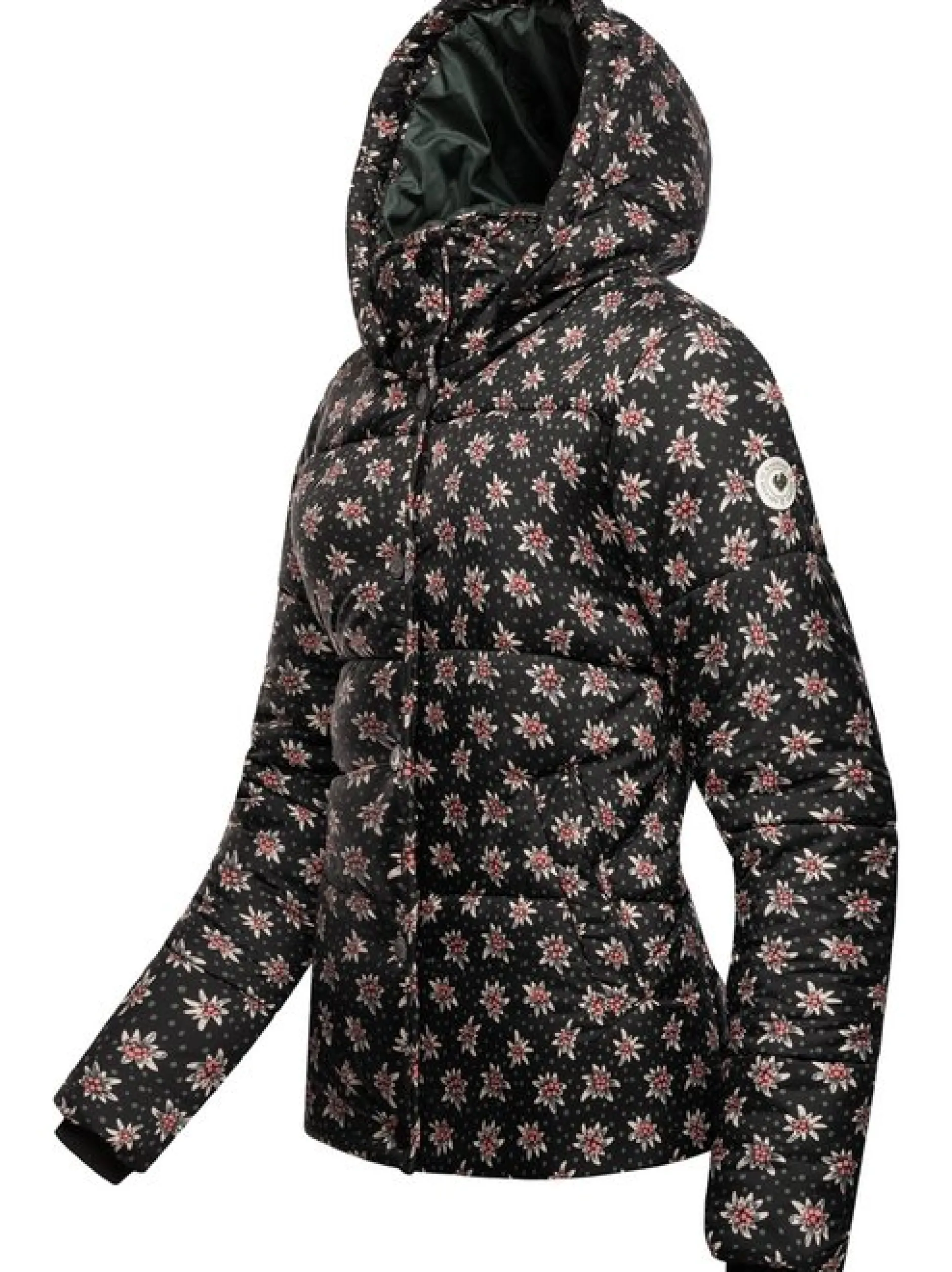 Ragwear Damen Steppjacke - Relive Remake in schwarz