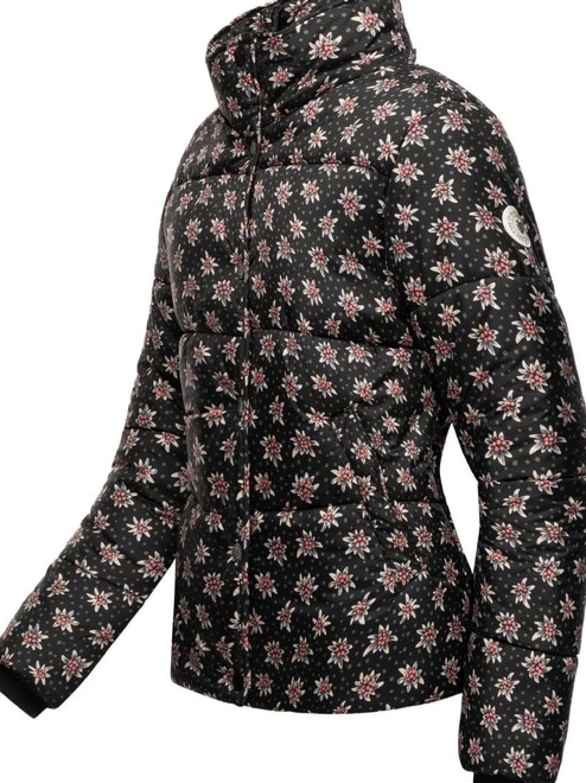 Ragwear Damen Steppjacke - Relive Remake in schwarz