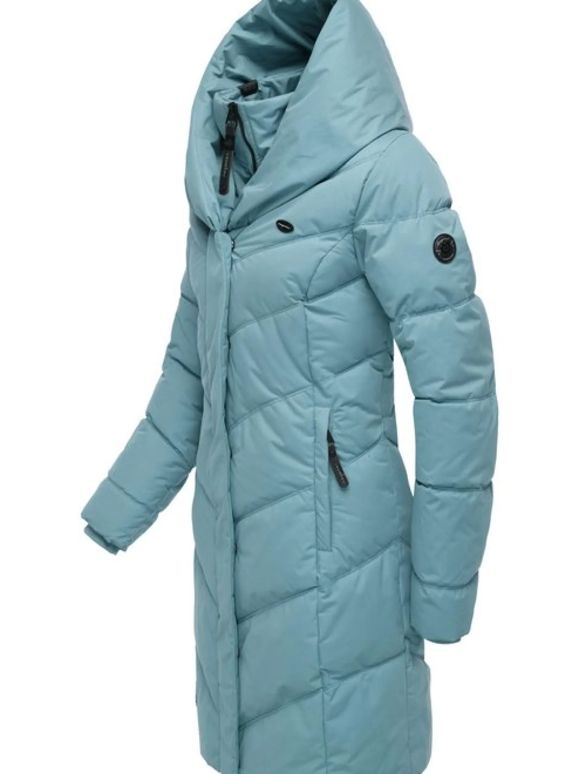 Ragwear Damen Steppmantel - Natalka in blau