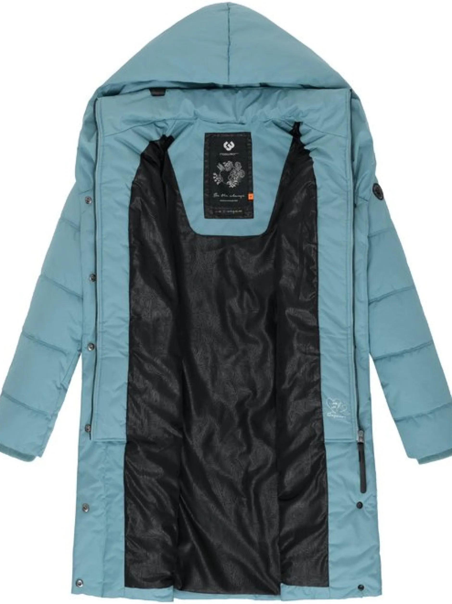 Ragwear Damen Steppmantel - Natalka in blau