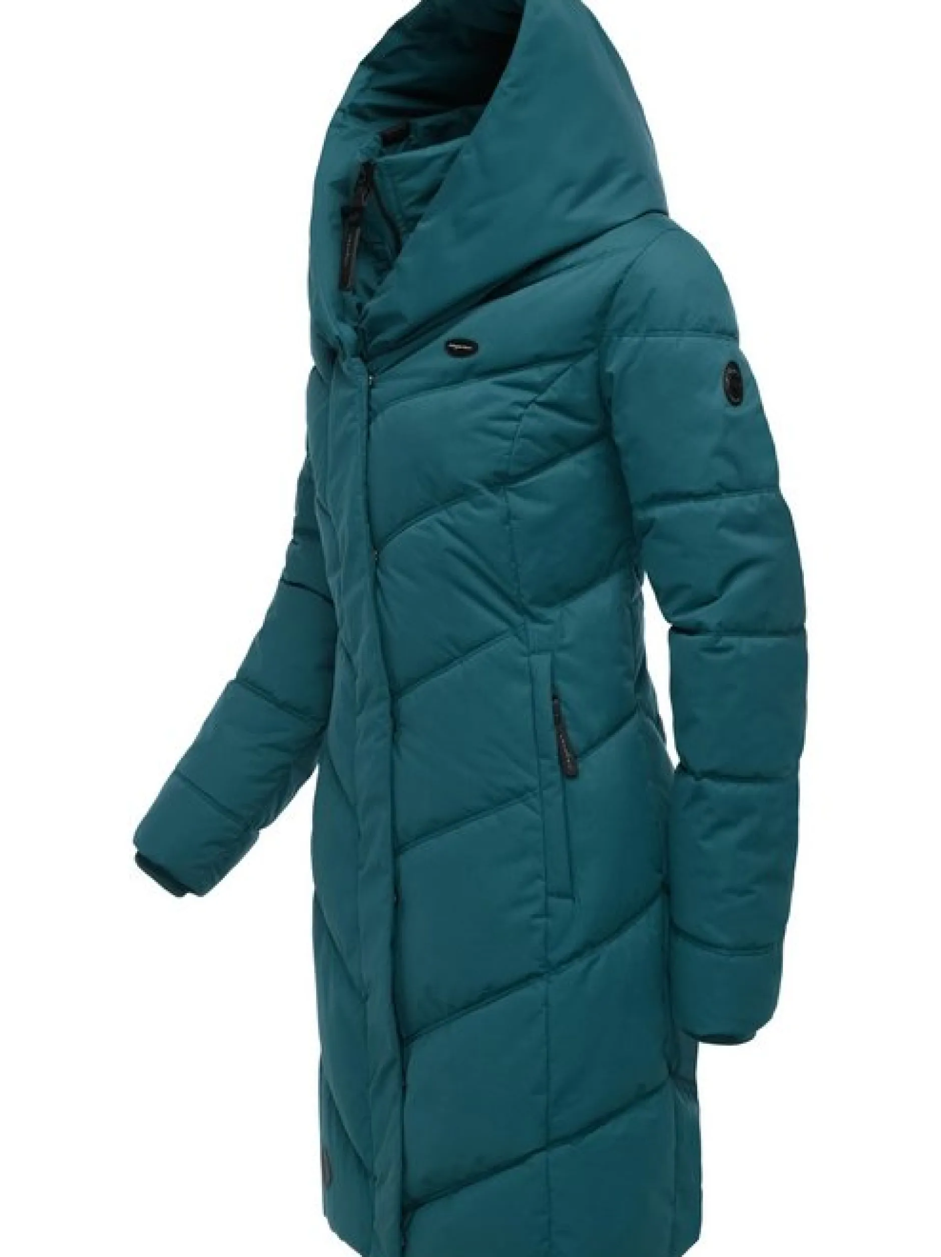 Ragwear Damen Steppmantel - Natalka in grün
