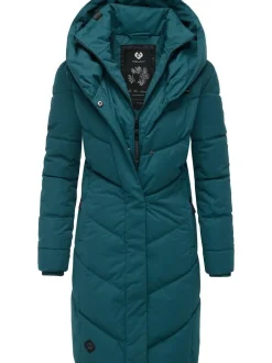 Ragwear Damen Steppmantel - Natalka in grün