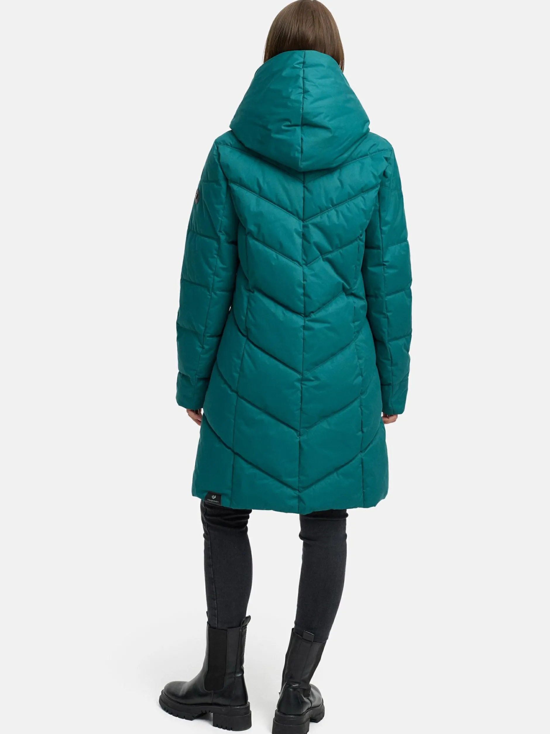 Ragwear Damen Steppmantel - Natalka in grün