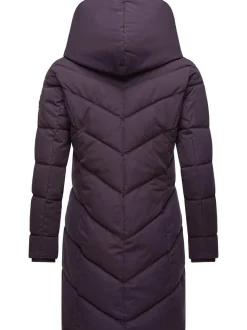 Ragwear Damen Steppmantel - Natalka in lila