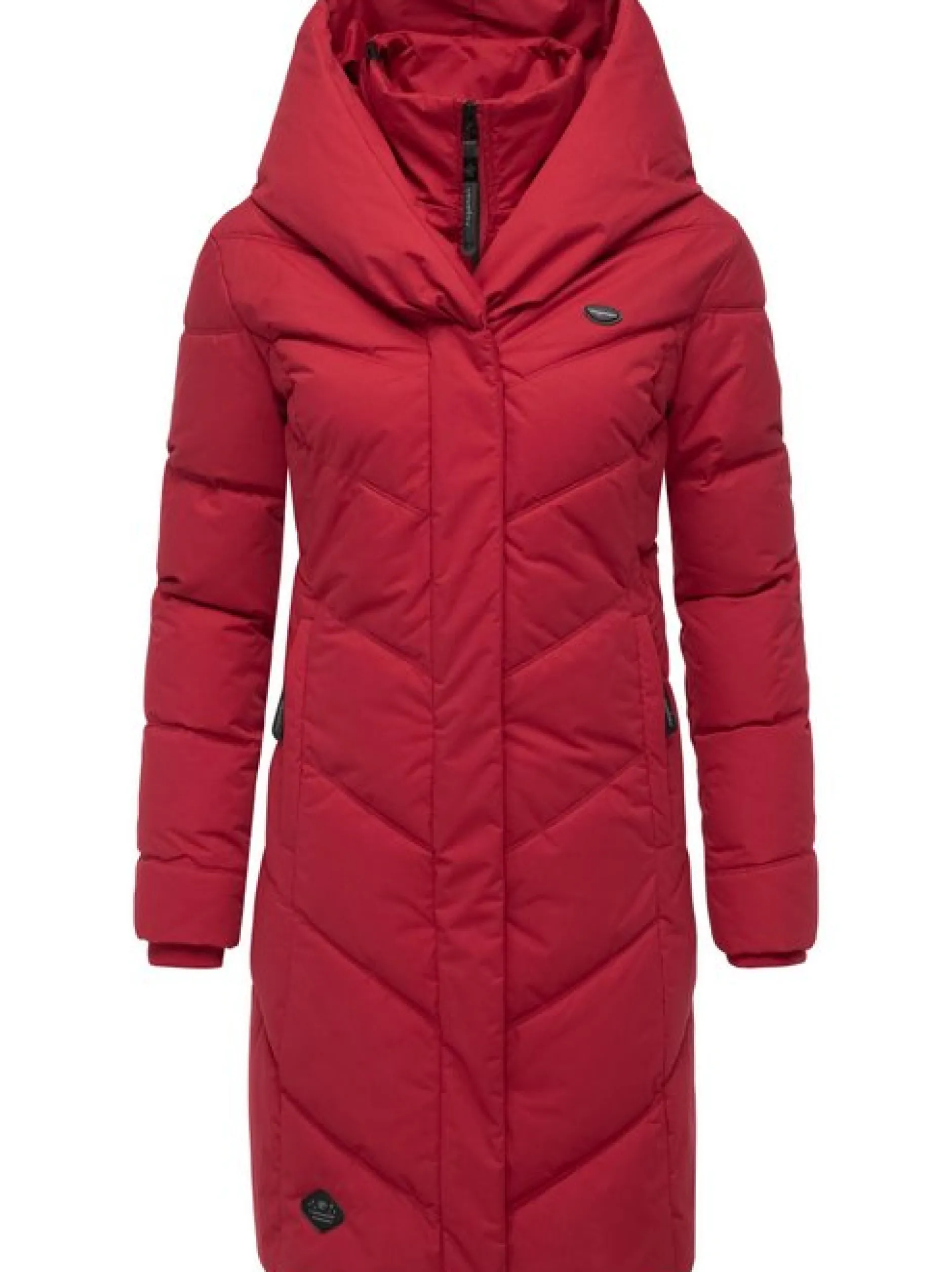 Ragwear Damen Steppmantel - Natalka in rot