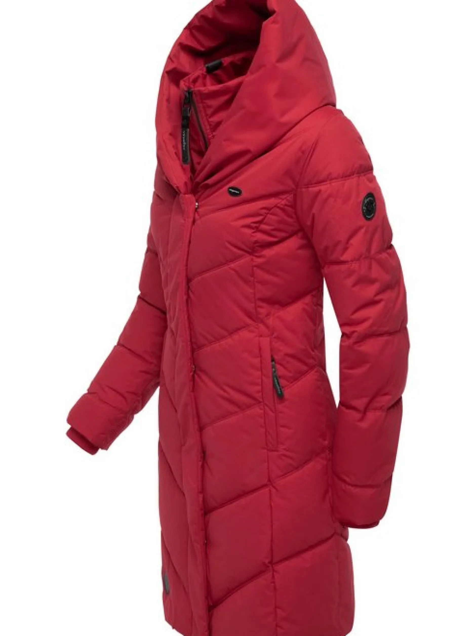 Ragwear Damen Steppmantel - Natalka in rot
