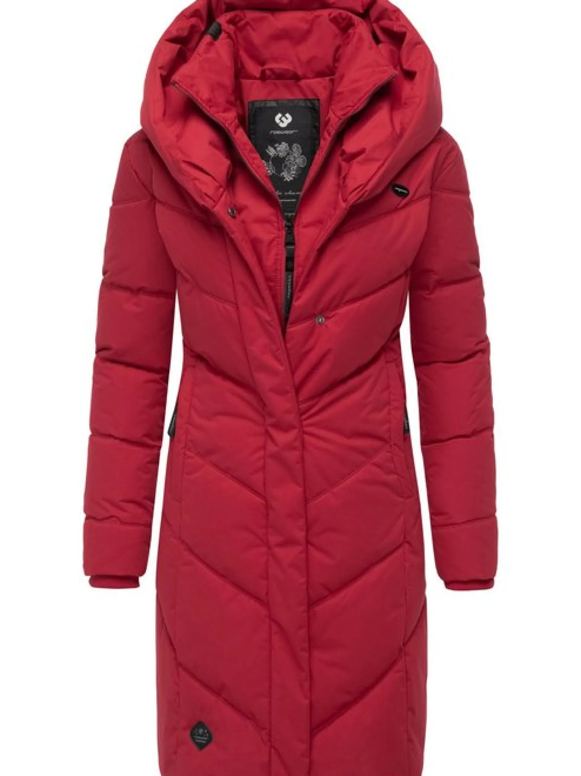 Ragwear Damen Steppmantel - Natalka in rot