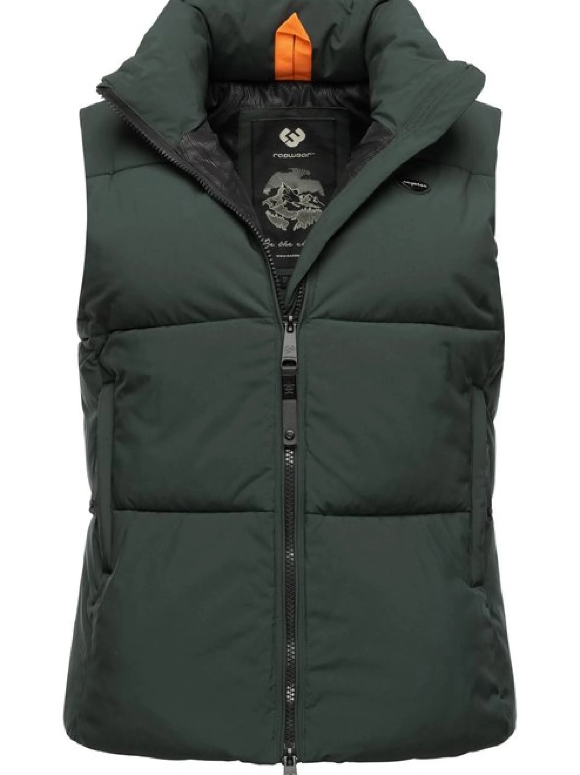 Ragwear Damen Steppweste - Ailish in grün