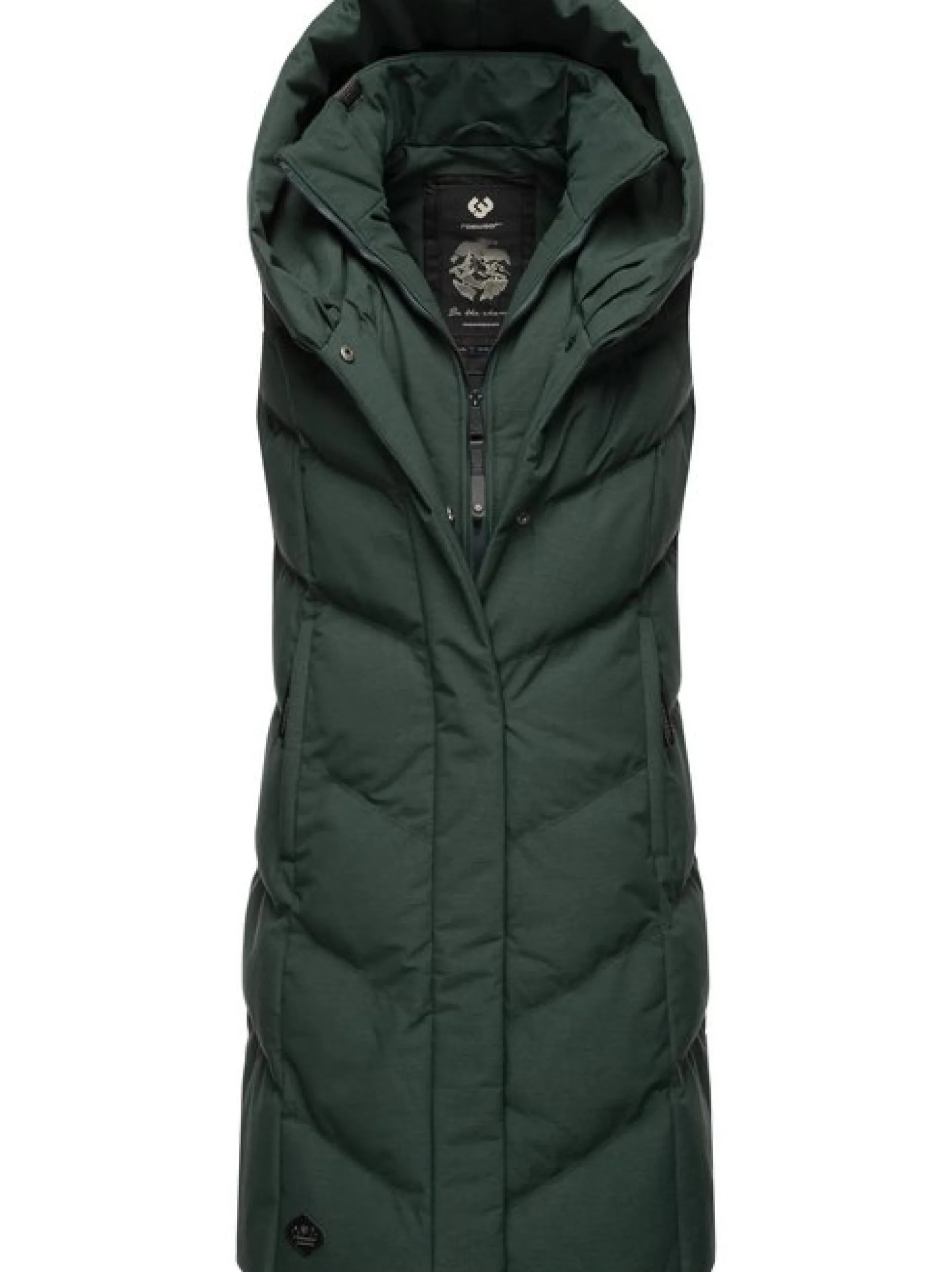Ragwear Damen Steppweste - Natalka Vest in aqua