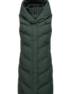 Ragwear Damen Steppweste - Natalka Vest in aqua