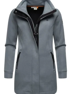 Ragwear Damen Sweatjacke - Letrice Bonded in grau