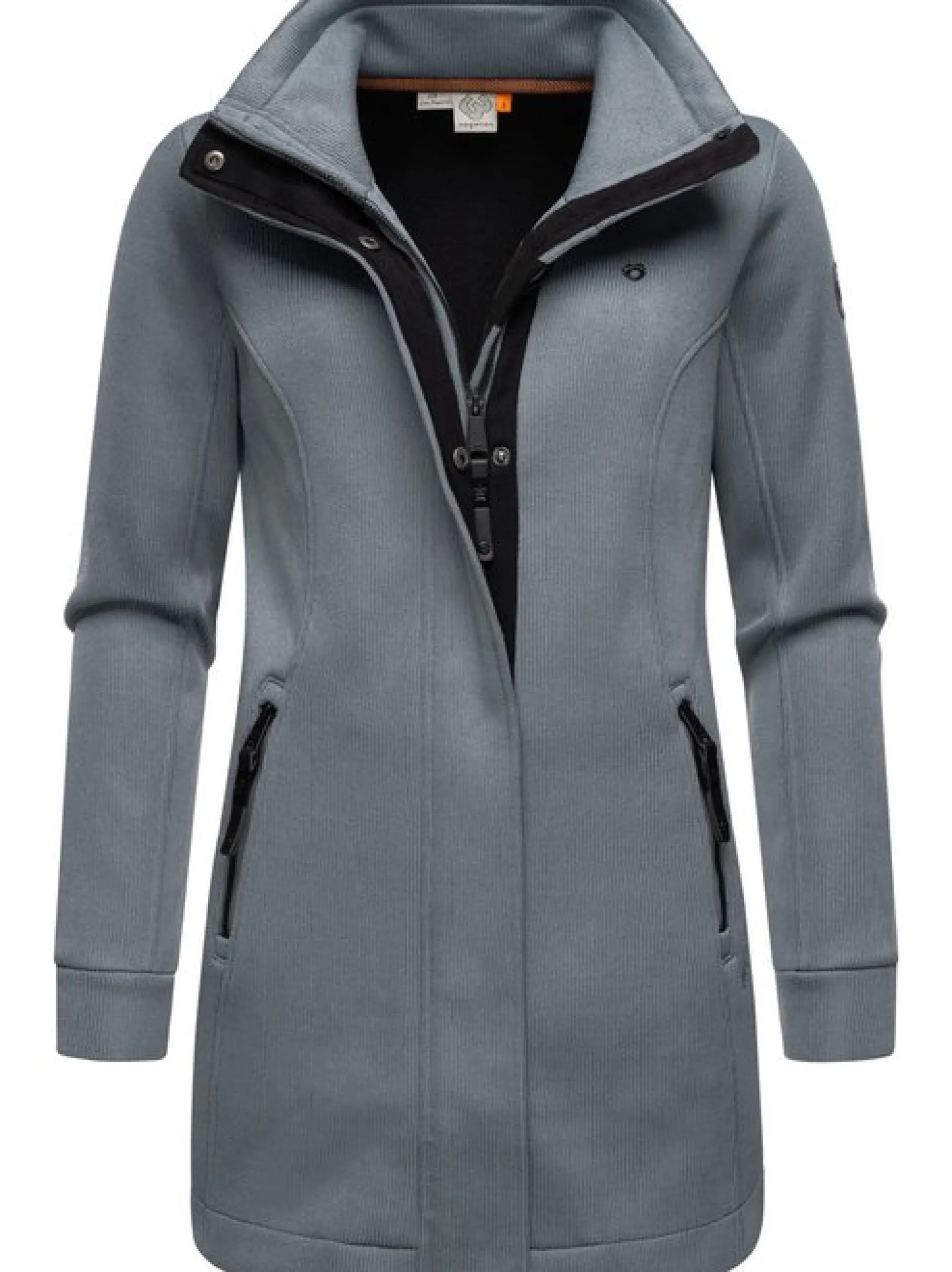Ragwear Damen Sweatjacke - Letrice Bonded in grau