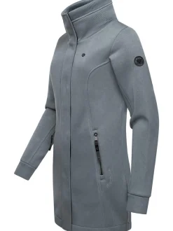 Ragwear Damen Sweatjacke - Letrice Bonded in grau