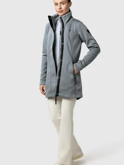 Ragwear Damen Sweatjacke - Letrice Bonded in grau