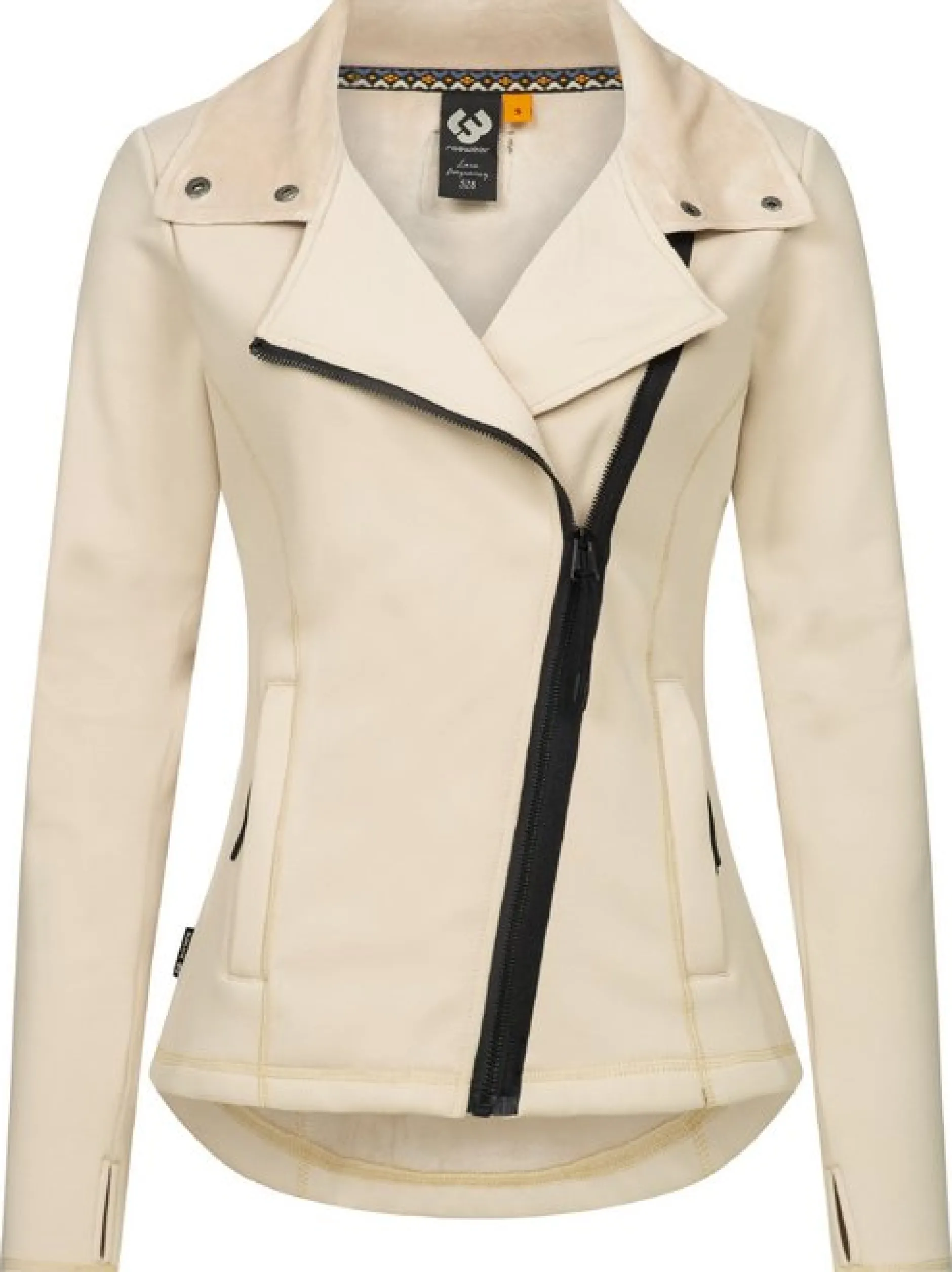 Ragwear Damen Sweatjacke - Saskie in ecru