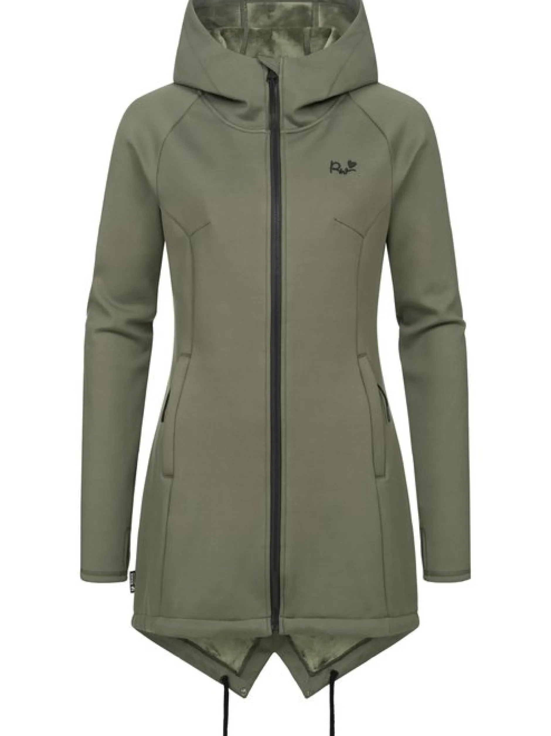 Ragwear Damen Sweatjacke - Wingi in oliv