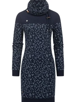 Ragwear Damen Sweatkleid - Chloe Dress in marine