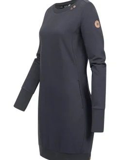 Ragwear Damen Sweatkleid - Menita Organic in marine